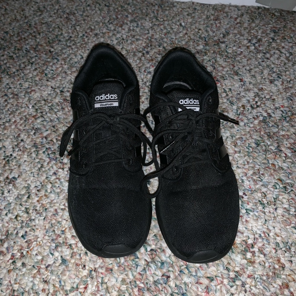 All Black Cloudfoam Adidas